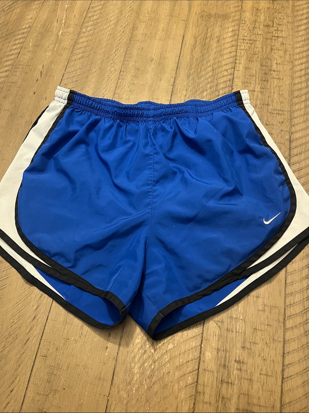 Nike Women’s Royal Blue Athletic Shorts with White & Black Trim